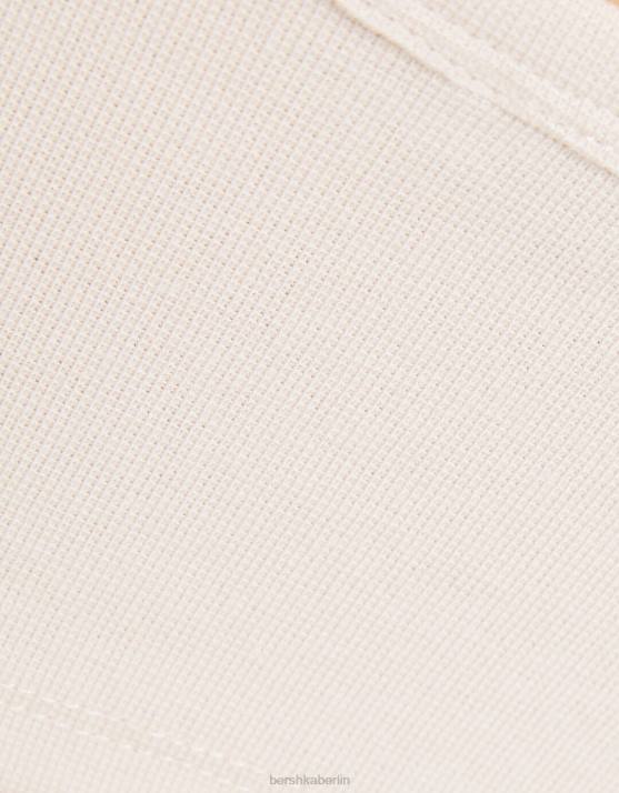 Sand Bershka Frauen langer Baumwollrock H00J1634