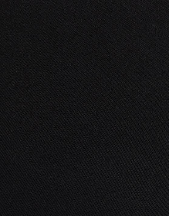 Schwarz Bershka Frauen langer Baumwollrock H00J1632