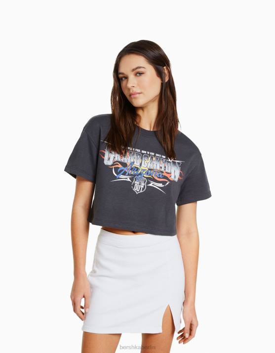 Weiss Bershka Frauen Bequemer Mini-Jeansrock H00J4036