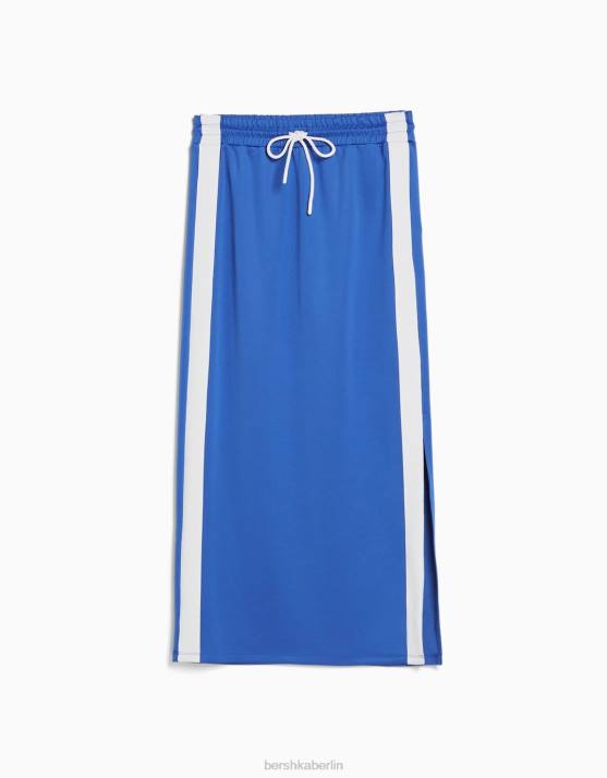 andere Bershka Frauen Retro-gestreifter Midirock H00J1668