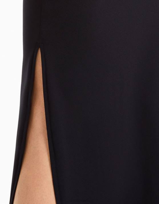 exklusiv Bershka Frauen langer Rock H00J1610