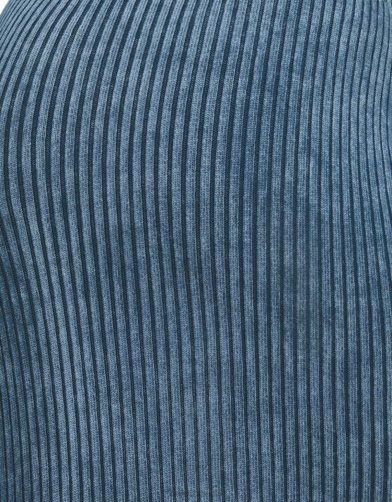 hellblau Bershka Frauen Ausgebleichter Midirock H00J1626