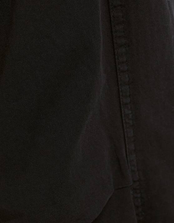 Schwarz Bershka Frauen Locker sitzende Fallschirm-Jogginghose H00J1398