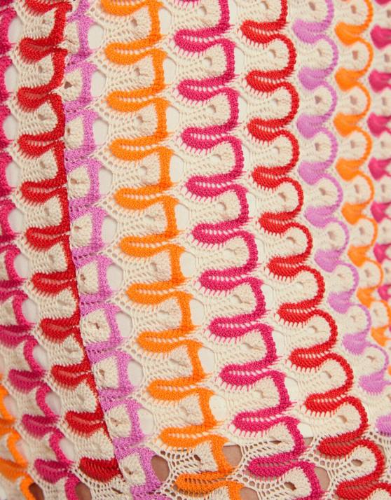 Koralle Bershka Frauen ausgestellte Strickhose H00J1858