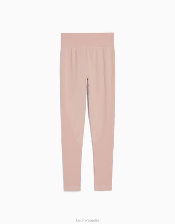 Rosa Bershka Frauen Nahtlose Push-up-Leggings H00J1459