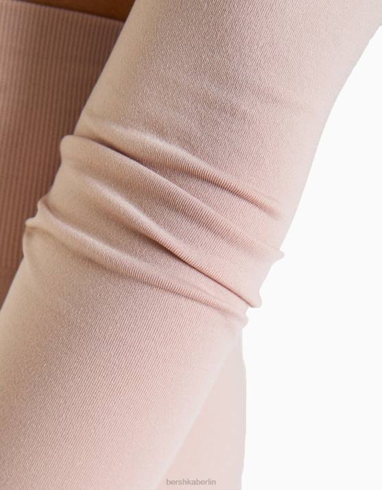 Rosa Bershka Frauen Nahtlose Push-up-Leggings H00J1459