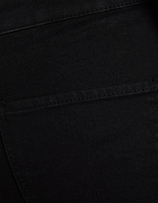 Schwarz Bershka Frauen Jeans-Leggings mit superhohem Bund H00J1587