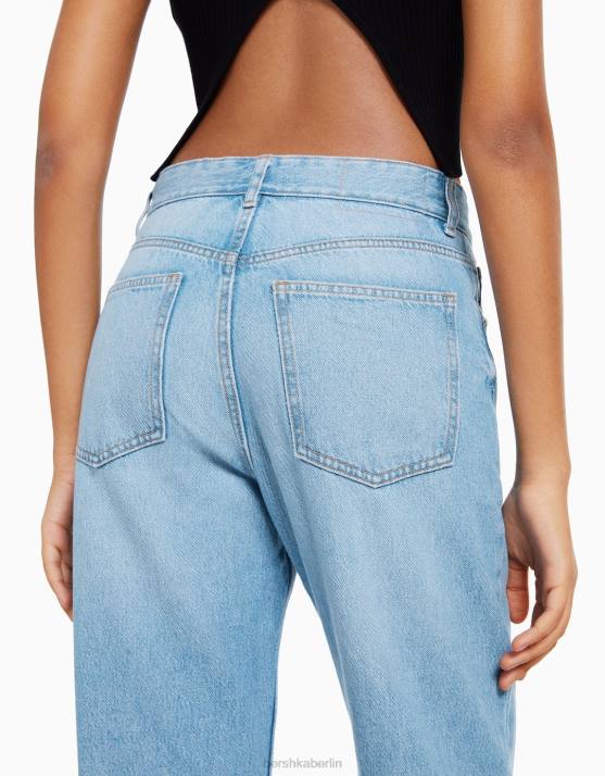 exklusiv Bershka Frauen Gerade geschnittene Jeans H00J1513