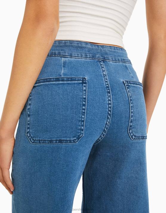 exklusiv Bershka Frauen Jeans-Culottes H00J1507