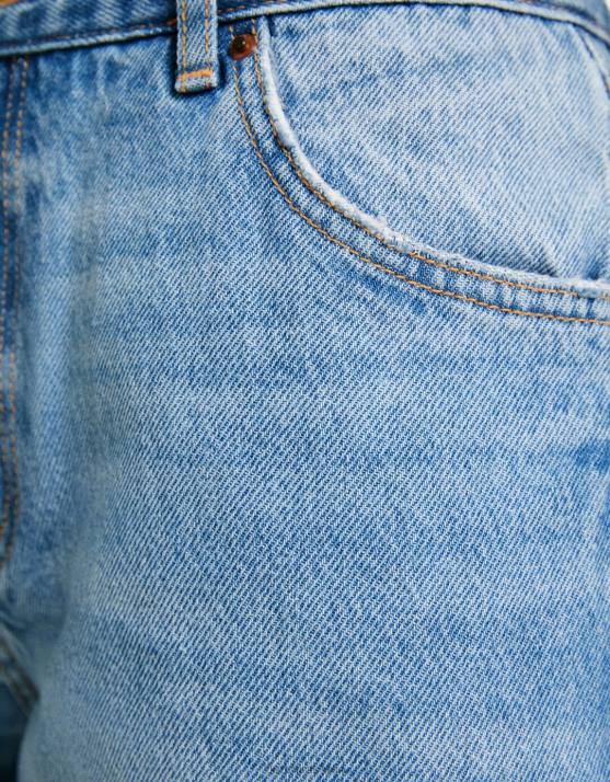 hellblau Bershka Frauen Gerade geschnittene Jeans H00J1496