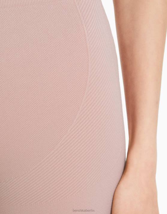 Rosa Bershka Frauen nahtlose Push-up-Radhose H00J1463