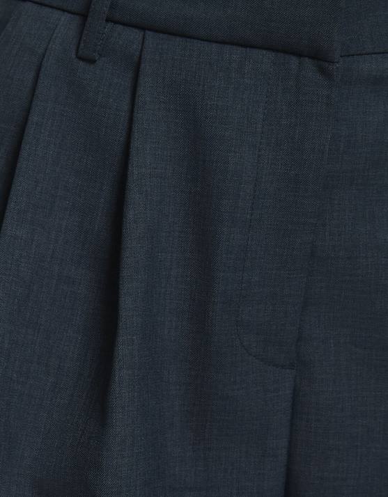 dunkelgrau Bershka Frauen maßgeschneiderte Bermudashorts H00J1686