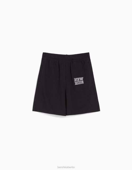 grau Bershka Frauen Plüsch-Baumwollshorts H00J1731