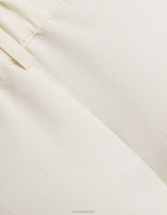 Creme Bershka Frauen maßgeschneiderte Cargo-Jogger H00J1353