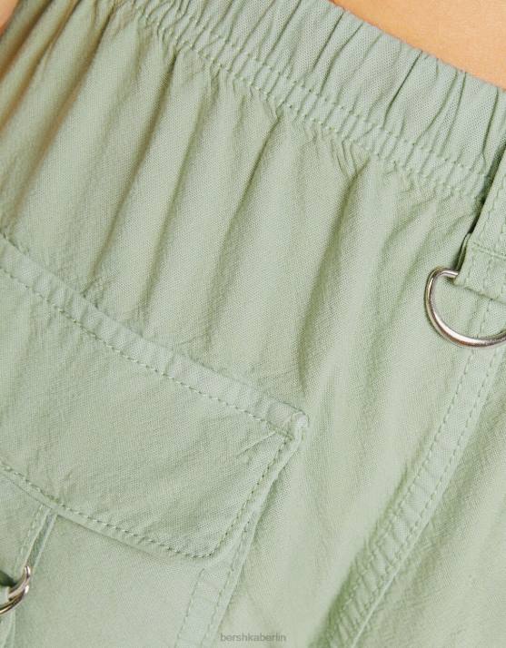 Grün Bershka Frauen Rustikale Oktopus-Cargohose H00J1308