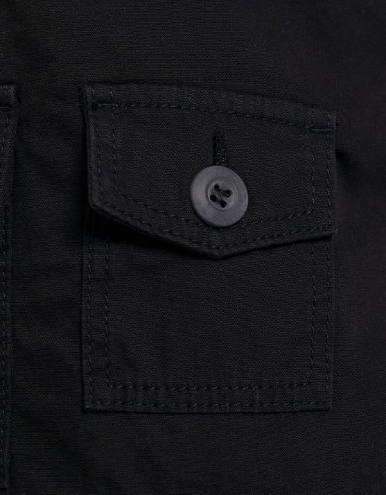 Schwarz Bershka Frauen Multi-Cargo-Shorts aus Baumwolle H00J1380