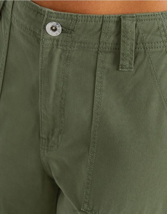 exklusiv Bershka Frauen Gerade geschnittene Cargohose H00J1306
