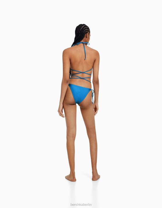 Blau Bershka Frauen Surfer-Bikinioberteil H00J1811