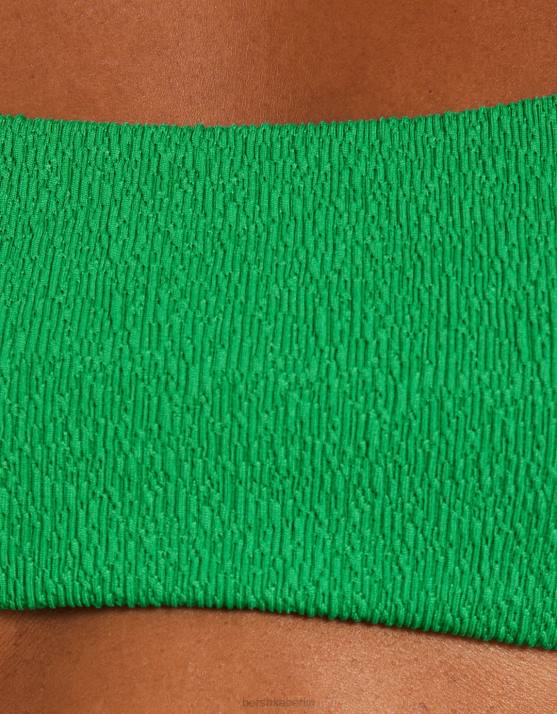 Grün Bershka Frauen Strukturierte Bikinihose H00J1788