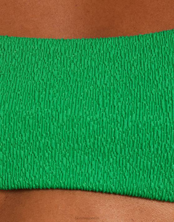 Grün Bershka Frauen Strukturiertes Bikinioberteil H00J1786