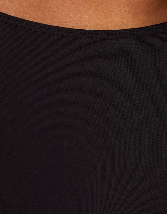 Schwarz Bershka Frauen Badeanzug mit Öffnung H00J1775