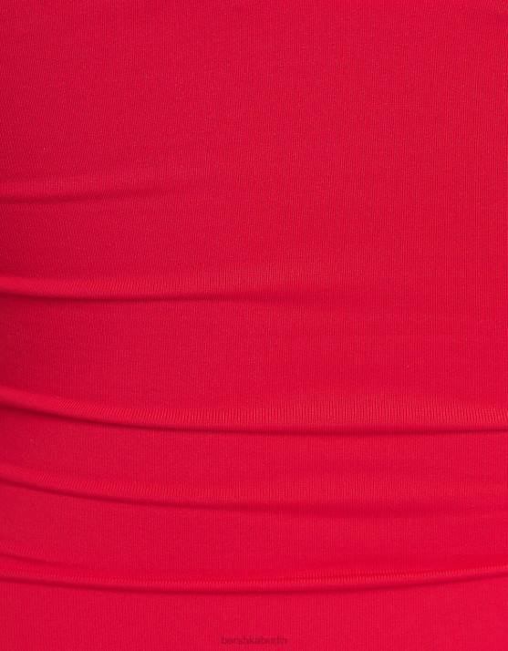 Rot Bershka Frauen Monochromer Trägerbody H00J700