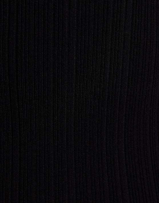 Schwarz Bershka Frauen Minikleid mit Trägern H00J4094