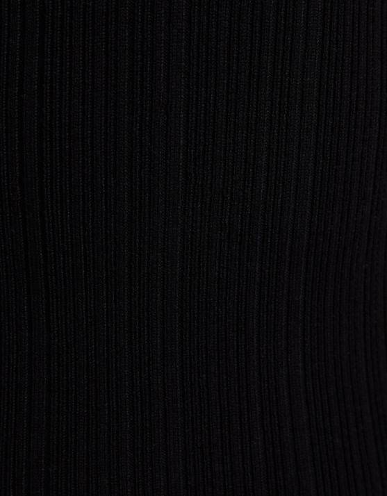 Schwarz Bershka Frauen Minikleid mit Trägern H00J4096