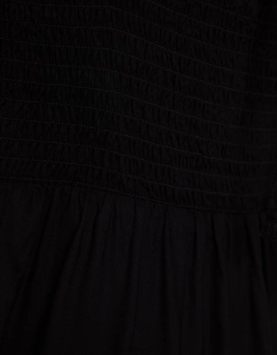 Schwarz Bershka Frauen Neckholder-Minikleid H00J268