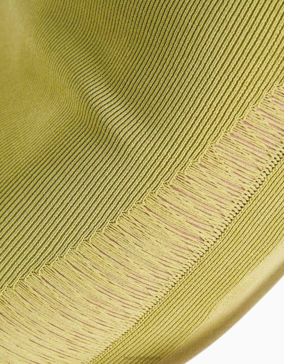 andere Bershka Frauen ärmelloses Minikleid aus Lochstrick H00J120