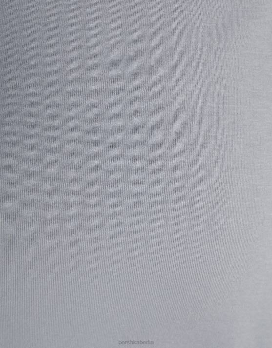 dunkelgrau Bershka Frauen langärmliges Minikleid H00J144