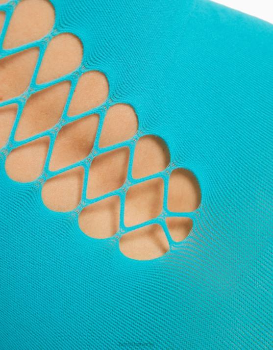 Türkis Bershka Frauen nahtloser Overall H00J155