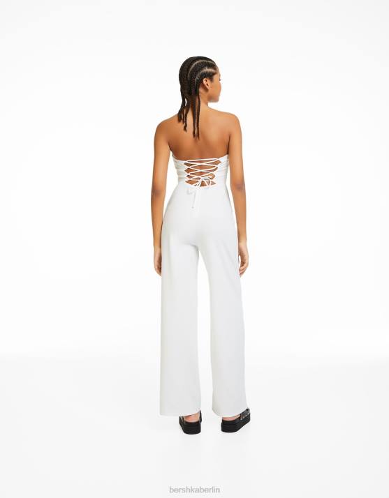 andere Bershka Frauen Korsett-Bandeau-Jumpsuit H00J215