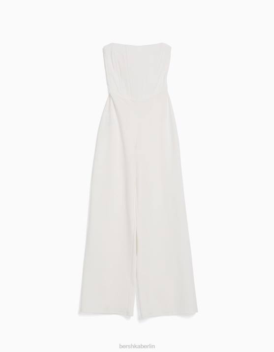andere Bershka Frauen Korsett-Bandeau-Jumpsuit H00J215