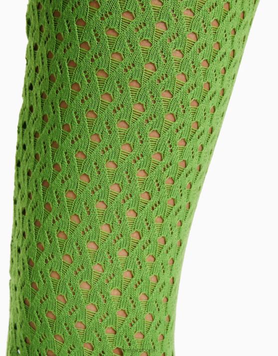 Grün Bershka Frauen ausgestellte Häkelhose H00J966