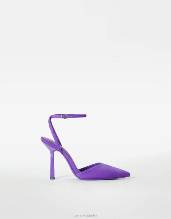 Maulbeere Bershka Frauen Slingback-Riemenschuhe mit Absatz H00J2260