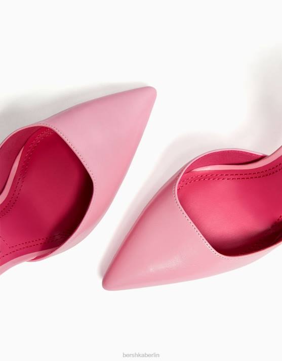 Rosa Bershka Frauen Slingback-Riemenschuhe mit Absatz H00J2267