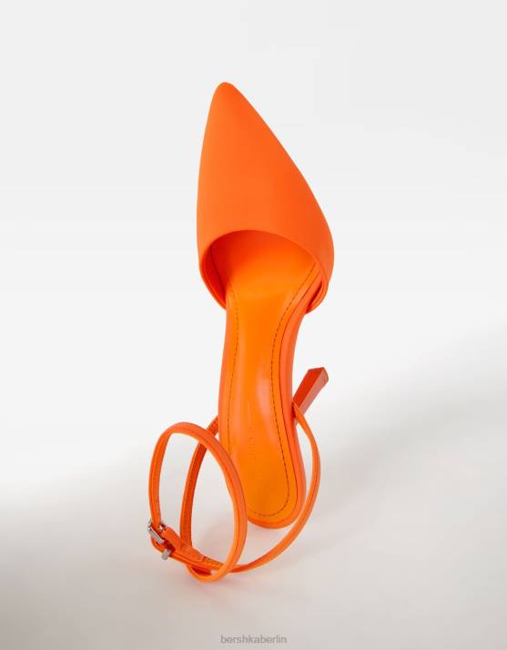 orange Bershka Frauen Slingback-Riemenschuhe mit Absatz H00J2262