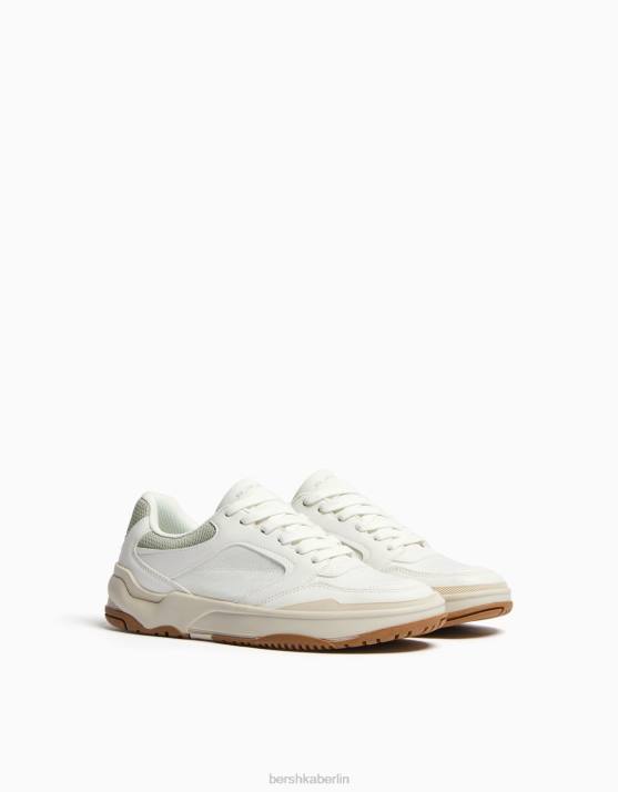 mehrfarbig Bershka Frauen Kontrastierende Mesh-Sneaker mit Farbdetails H00J2115