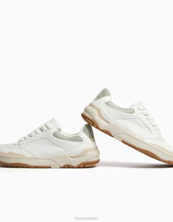 mehrfarbig Bershka Frauen Kontrastierende Mesh-Sneaker mit Farbdetails H00J2115