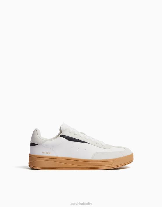 mehrfarbig Bershka Frauen Sneaker im Retro-Stil H00J2017