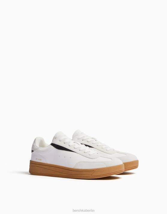 mehrfarbig Bershka Frauen Sneaker im Retro-Stil H00J2110