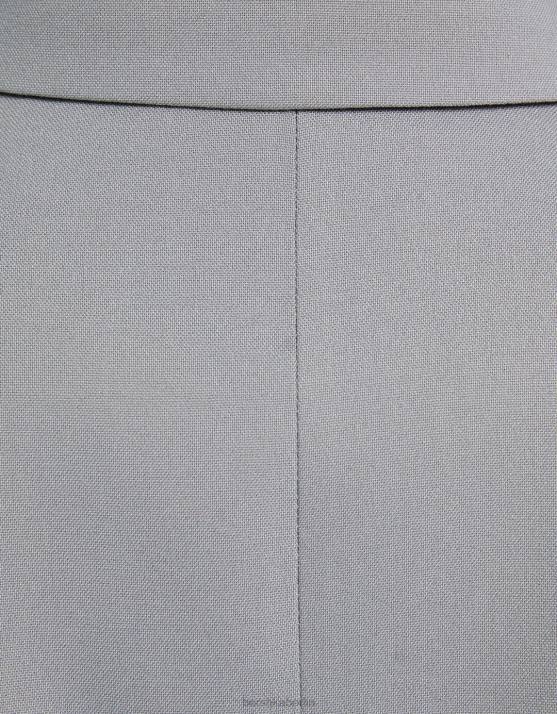 grau Bershka Frauen Kurz geschnittener, maßgeschneiderter Blazer H00J1199