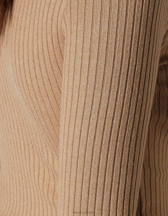 Kamel Bershka Frauen Rollkragenpulli H00J1013