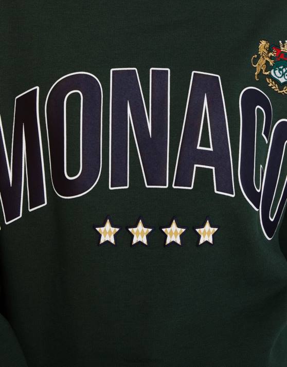 Grün Bershka Frauen Bedrucktes Sweatshirt H00J1276