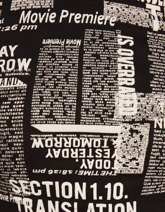 grau Bershka Frauen Langarm-T-Shirt mit Aufdruck H00J615