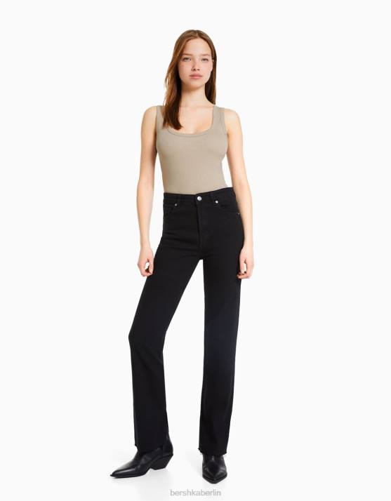 mehrfarbig Bershka Frauen 2er-Pack ärmellose Rippoberteile H00J402