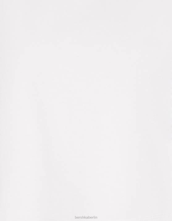 nicht-gerade weiss Bershka Frauen Muskelshirt H00J456