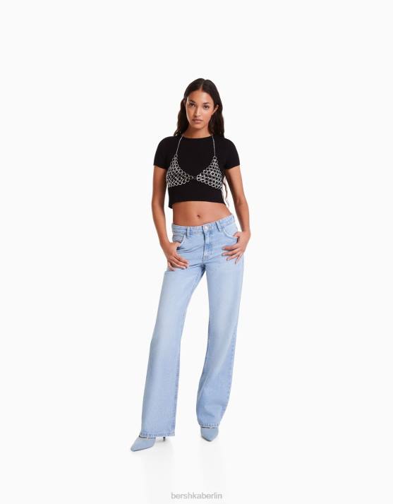 Silber Bershka Frauen Reif-Bralette H00J809