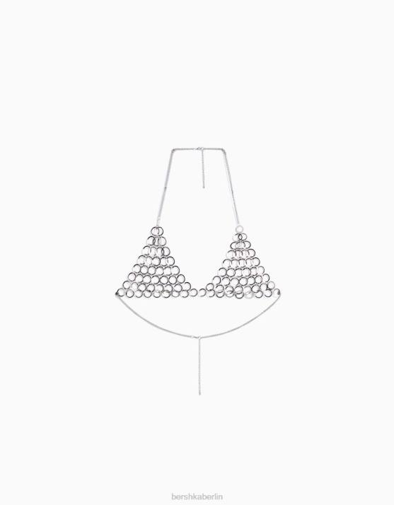 Silber Bershka Frauen Reif-Bralette H00J809